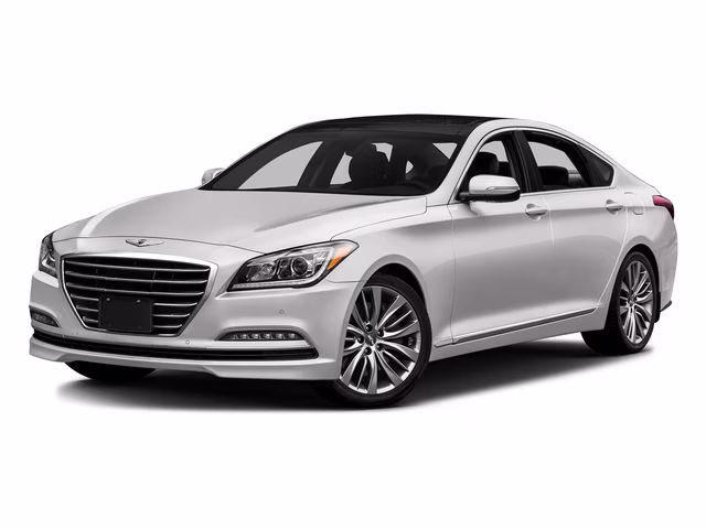 2016 Casablanca White Hyundai Genesis Base RWD Sedan
