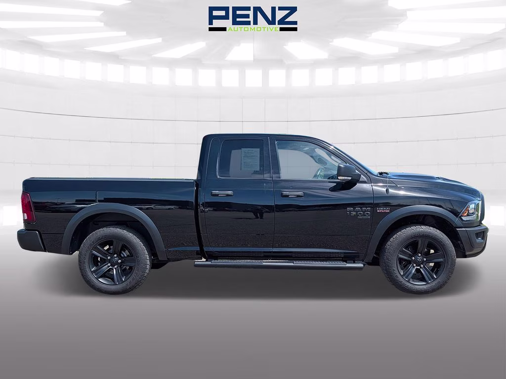 2021 Diamond Black Crystal Pearlcoat Ram 1500 Classic Warlock 4X4 Truck