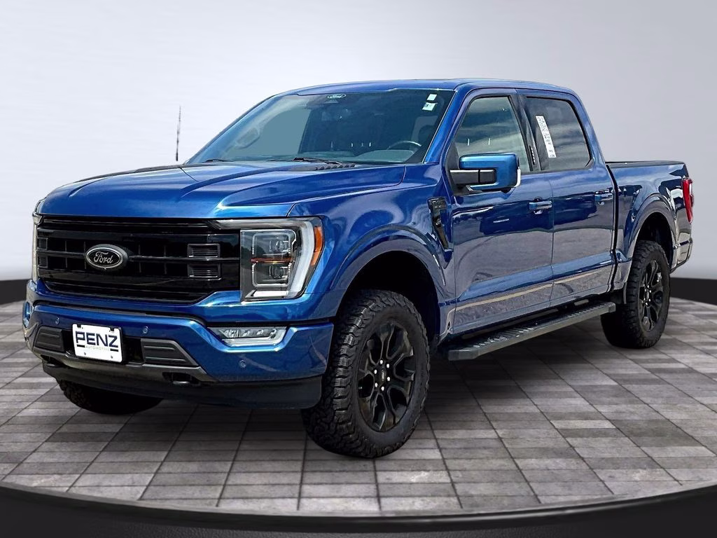 2022 Atlas Blue Metallic Ford F-150 Lariat 4X4 Truck