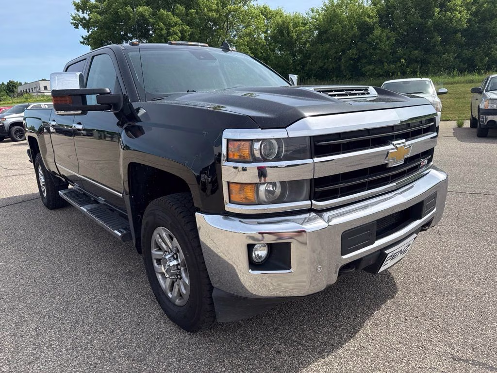 2018 Black Chevrolet Silverado 3500HD LTZ 4X4 Truck
