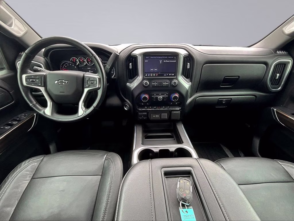 2019 Summit White Chevrolet Silverado 1500 LT Trail Boss 4X4 Truck