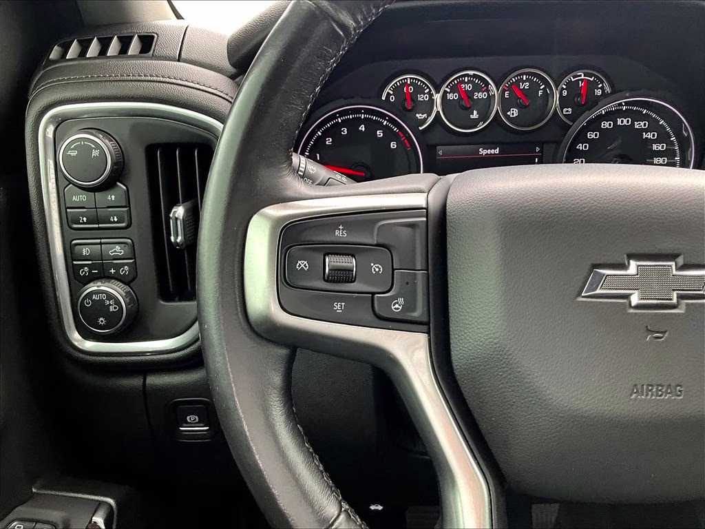 2019 Summit White Chevrolet Silverado 1500 LT Trail Boss 4X4 Truck