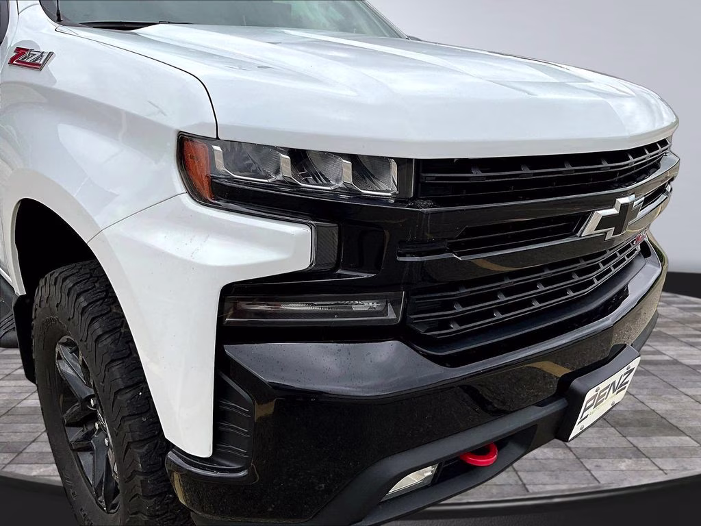 2019 Summit White Chevrolet Silverado 1500 LT Trail Boss 4X4 Truck