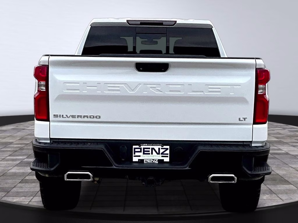 2019 Summit White Chevrolet Silverado 1500 LT Trail Boss 4X4 Truck