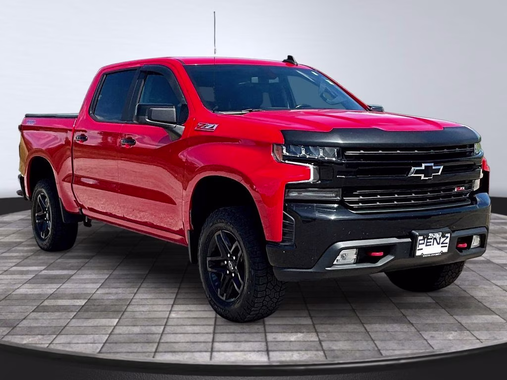 2021 Cherry Red Tintcoat Chevrolet Silverado 1500 LT Trail Boss 4X4 Truck