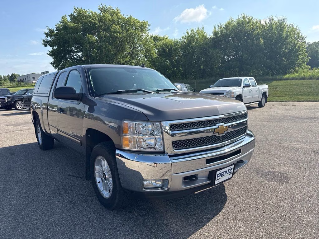 2012 Mocha Steel Metallic Chevrolet Silverado 1500 LT 4X4 Truck