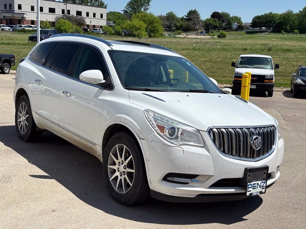 2016 Summit White Buick Enclave Leather Group FWD SUV