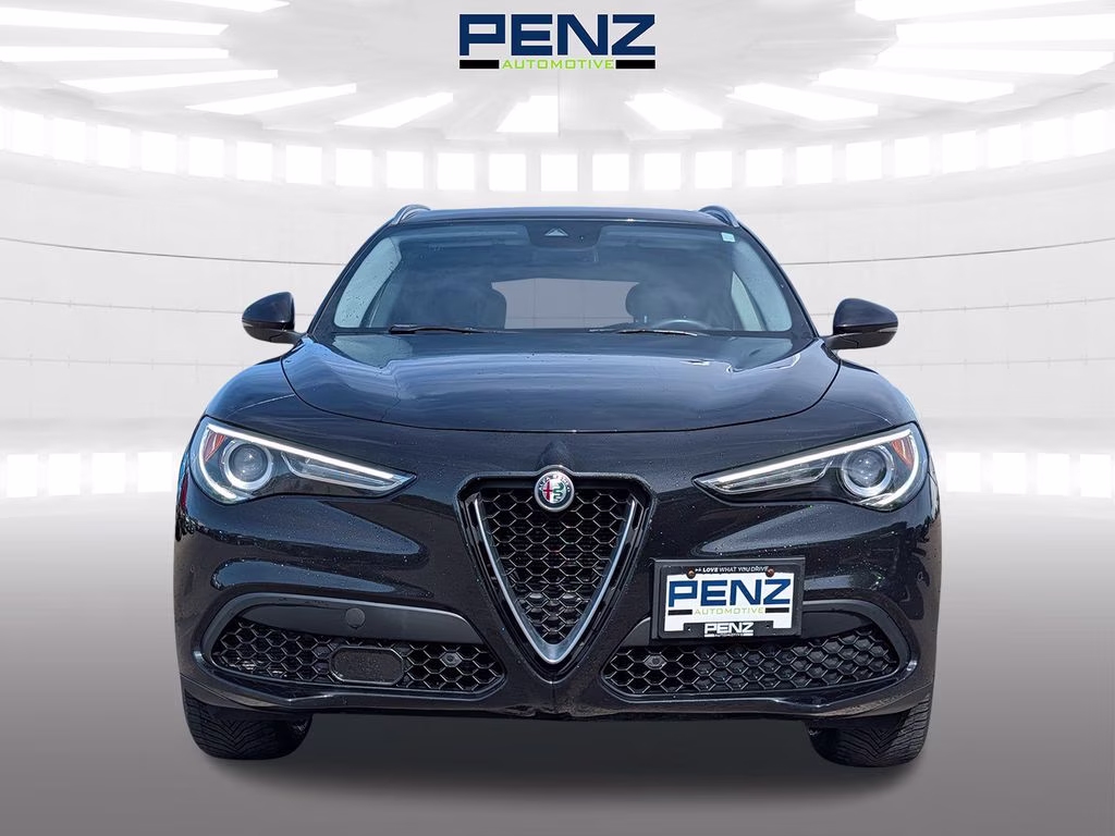 2018 Vulcano Black Metallic Alfa Romeo Stelvio Ti AWD SUV