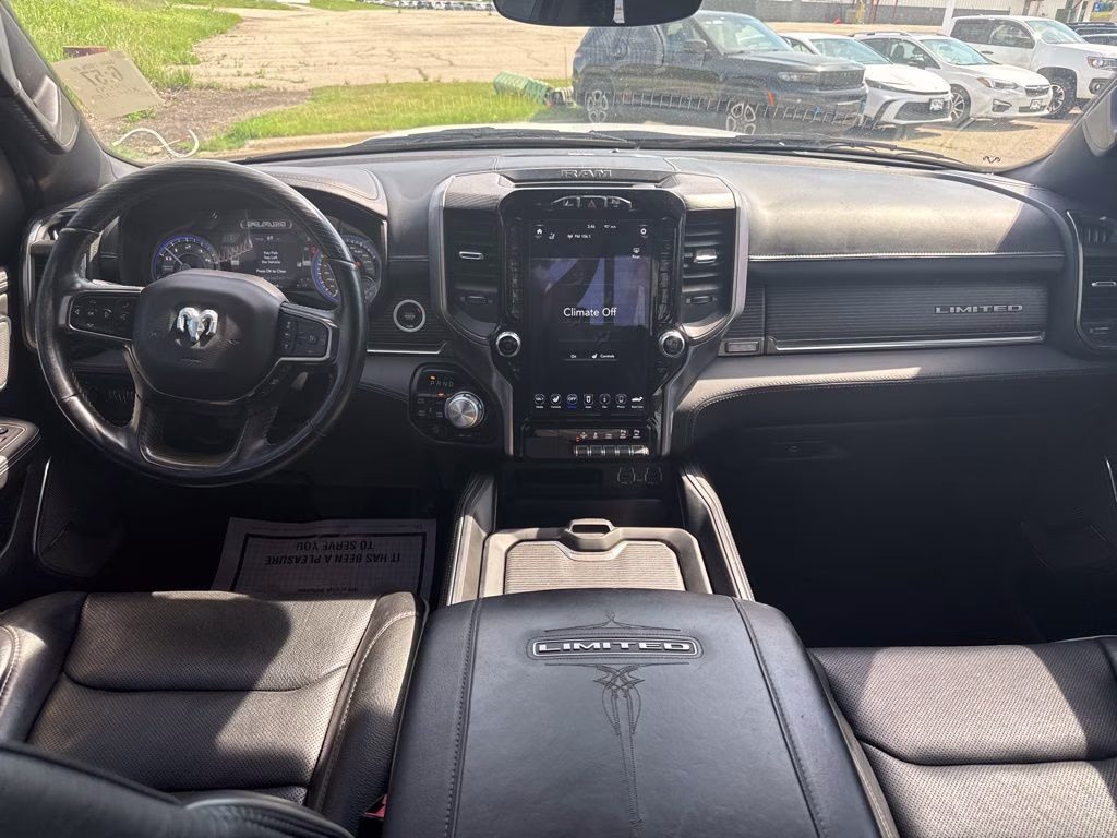 2020 Ivory White Tri-Coat Pearlcoat Ram 1500 Limited 4X4 Truck
