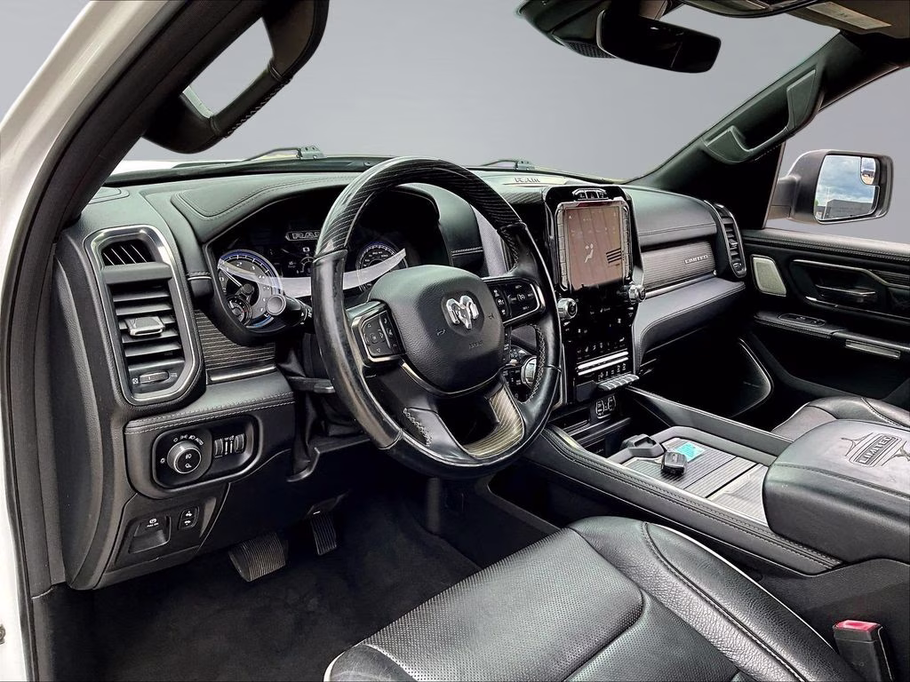 2020 Ivory White Tri-Coat Pearlcoat Ram 1500 Limited 4X4 Truck