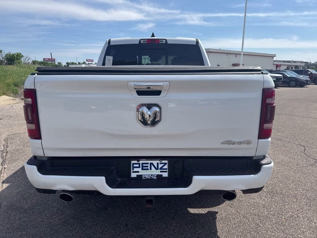 2020 Ivory White Tri-Coat Pearlcoat Ram 1500 Limited 4X4 Truck