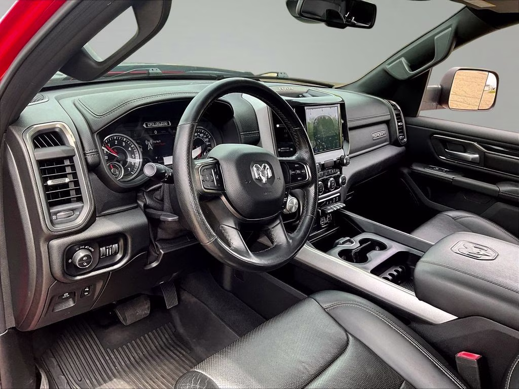 2019 Flame Red Clearcoat Ram 1500 Rebel 4X4 Truck