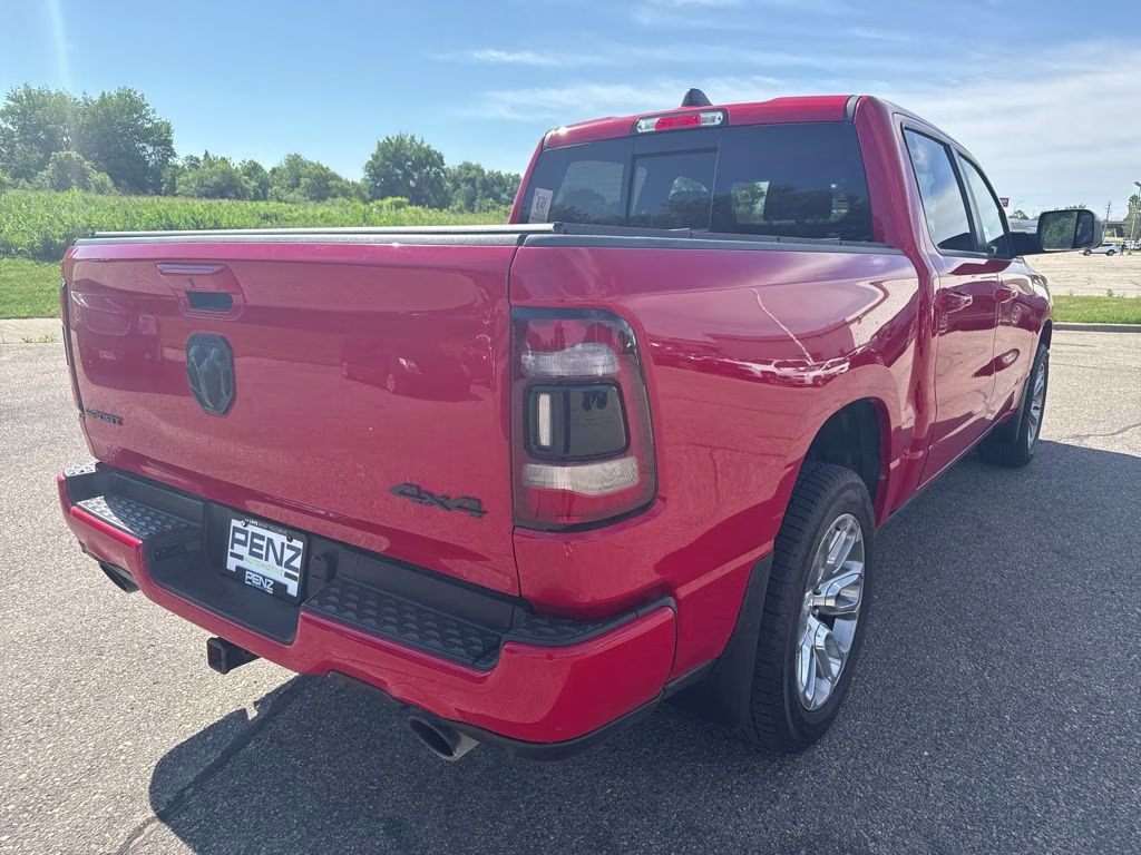 2019 Flame Red Clearcoat Ram 1500 Rebel 4X4 Truck