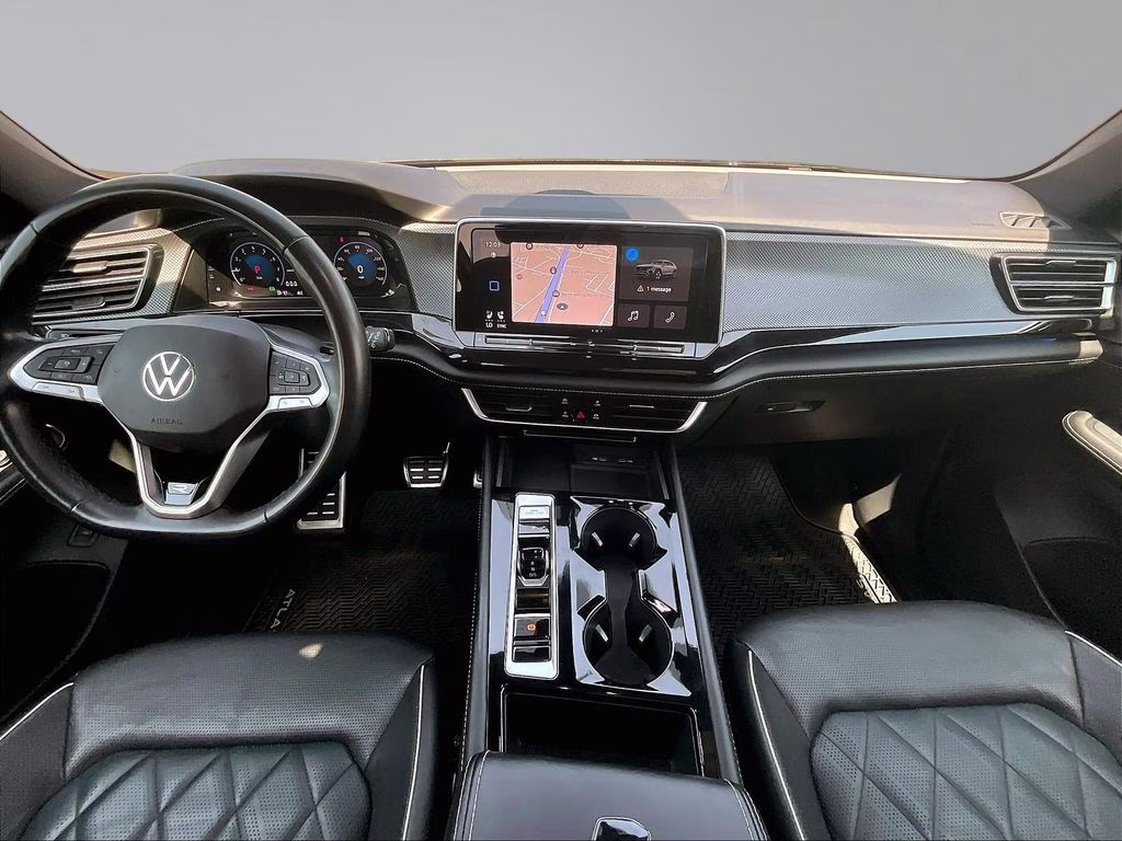 2024 Pure Gray Volkswagen Atlas Cross Sport 2.0T SEL Premium R-Line AWD SUV