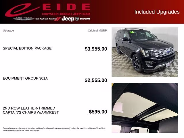 2020 Agate Black Ford Expedition Limited 4X4 SUV