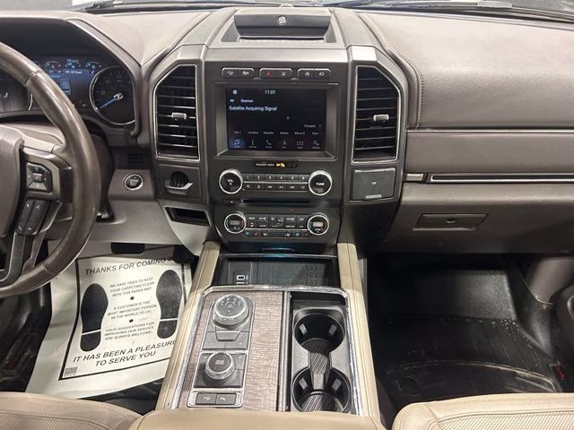 2018 White Platinum Metallic Tri-Coat Ford Expedition Limited 4X4 SUV