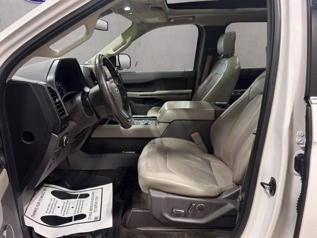 2018 White Platinum Metallic Tri-Coat Ford Expedition Limited 4X4 SUV