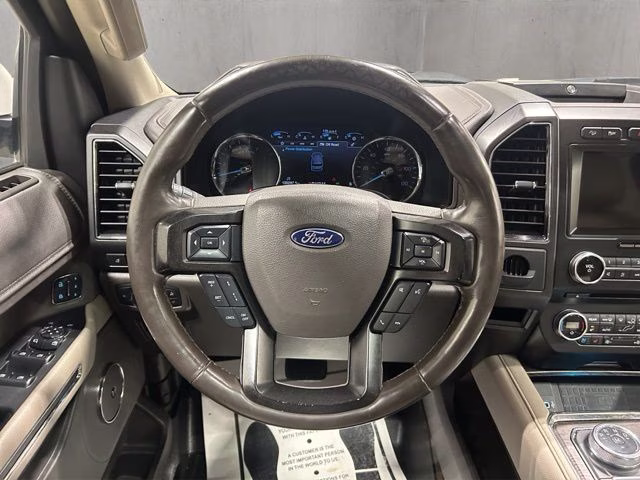 2018 White Platinum Metallic Tri-Coat Ford Expedition Limited 4X4 SUV