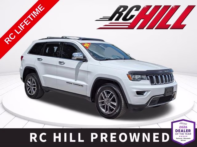 2020 Bright White Clearcoat Jeep Grand Cherokee Limited 4X4 SUV