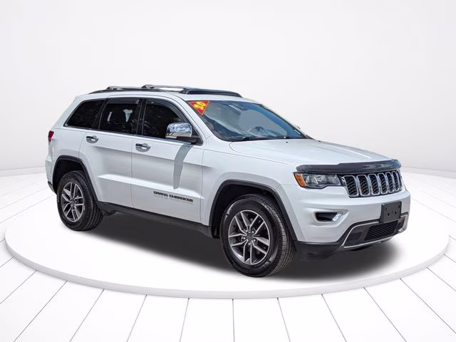 2020 Bright White Clearcoat Jeep Grand Cherokee Limited 4X4 SUV