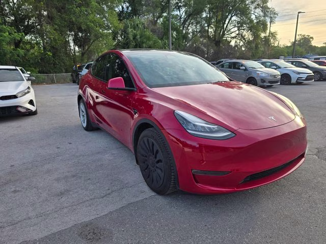 2023 Red Multi-Coat Tesla Model Y Long Range AWD SUV