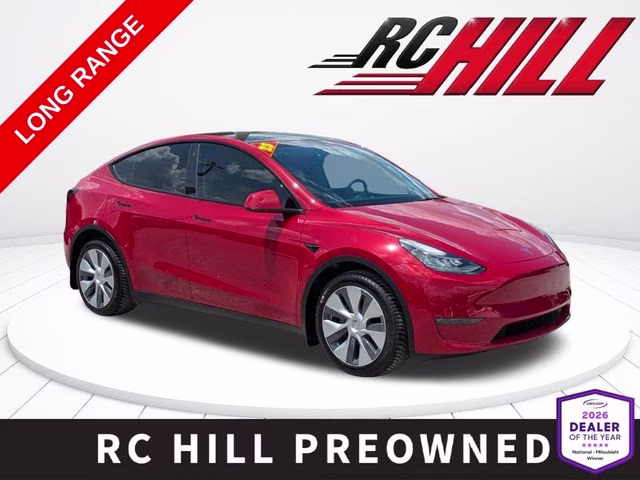 2023 Red Multi-Coat Tesla Model Y Long Range AWD SUV