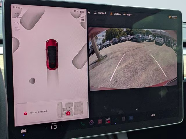 2023 Red Multi-Coat Tesla Model Y Long Range AWD SUV