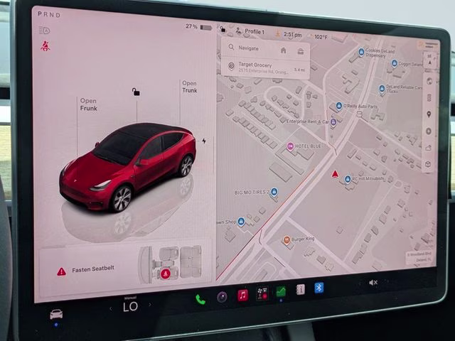 2023 Red Multi-Coat Tesla Model Y Long Range AWD SUV