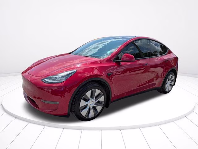 2023 Red Multi-Coat Tesla Model Y Long Range AWD SUV