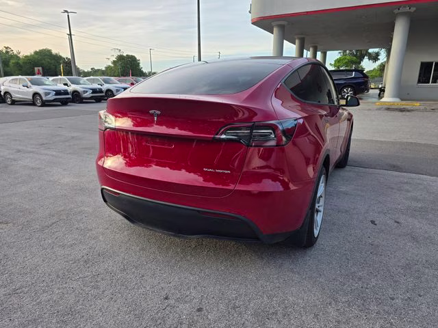 2023 Red Multi-Coat Tesla Model Y Long Range AWD SUV