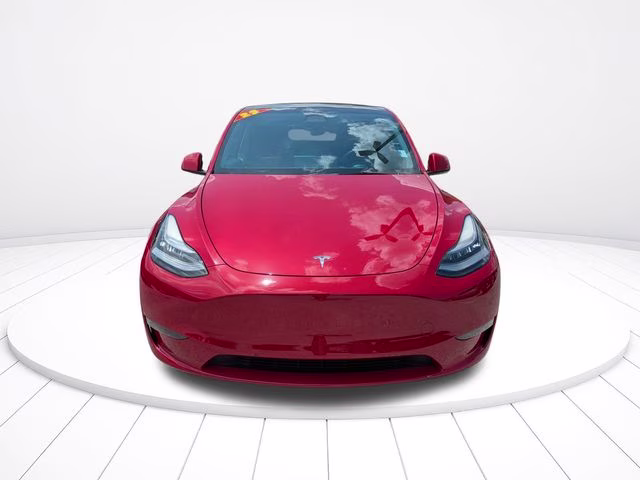 2023 Red Multi-Coat Tesla Model Y Long Range AWD SUV
