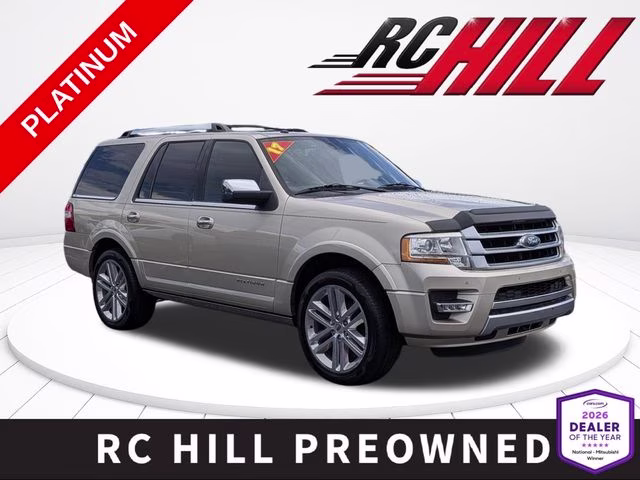 2017 White Gold Ford Expedition Platinum RWD SUV