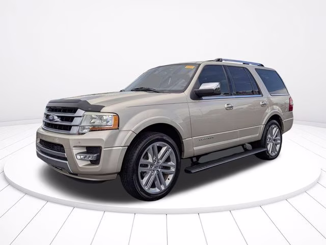 2017 White Gold Ford Expedition Platinum RWD SUV