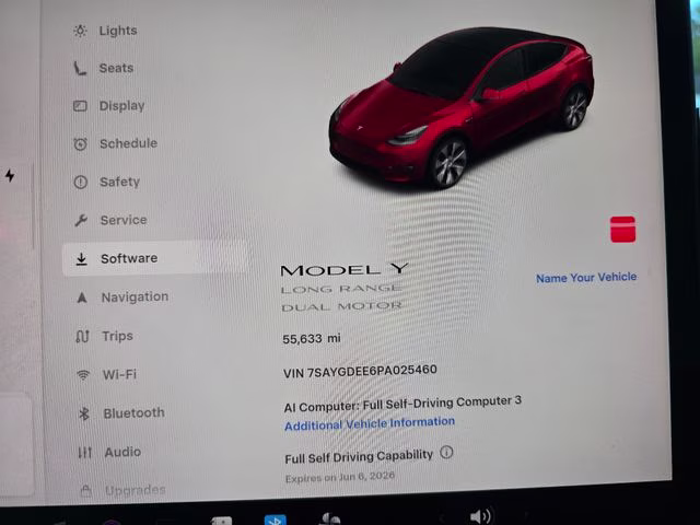 2023 Red Multi-Coat Tesla Model Y Long Range AWD SUV