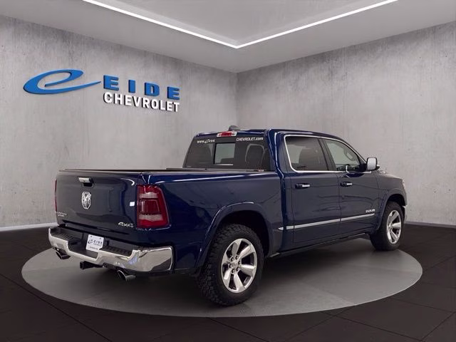 2020 Patriot Blue Pearlcoat Ram 1500 Limited 4X4 Truck