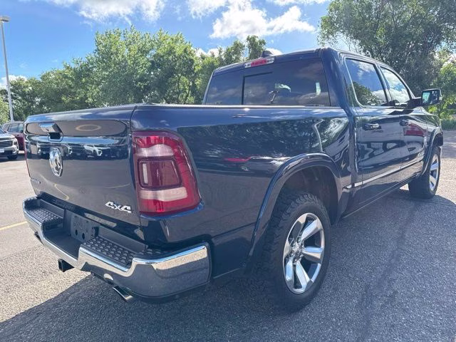 2020 Patriot Blue Pearlcoat Ram 1500 Limited 4X4 Truck