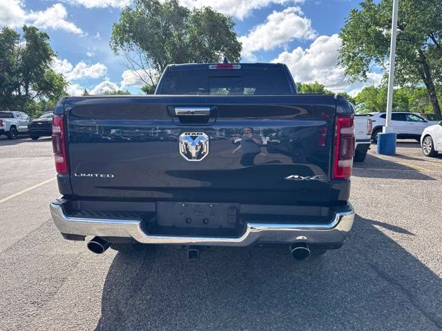 2020 Patriot Blue Pearlcoat Ram 1500 Limited 4X4 Truck