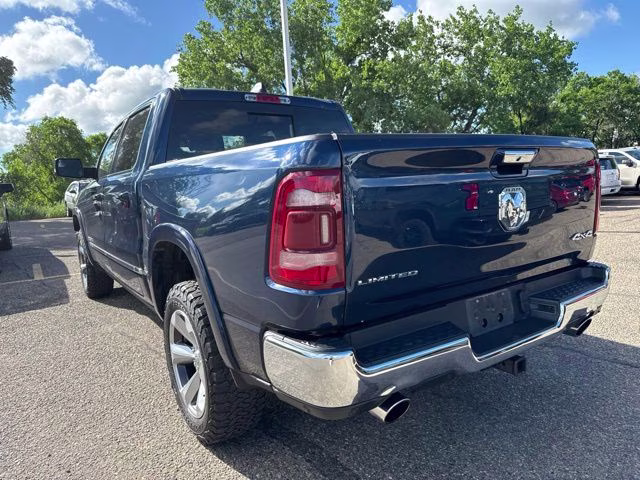 2020 Patriot Blue Pearlcoat Ram 1500 Limited 4X4 Truck