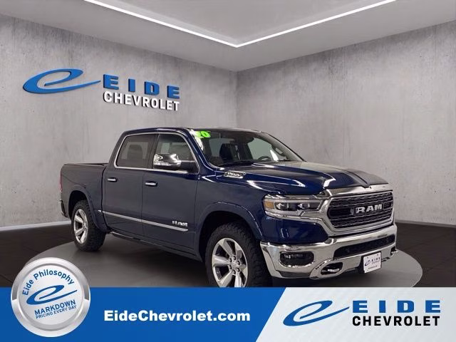 2020 Patriot Blue Pearlcoat Ram 1500 Limited 4X4 Truck