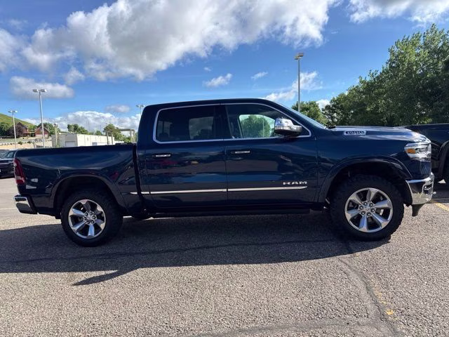 2020 Patriot Blue Pearlcoat Ram 1500 Limited 4X4 Truck