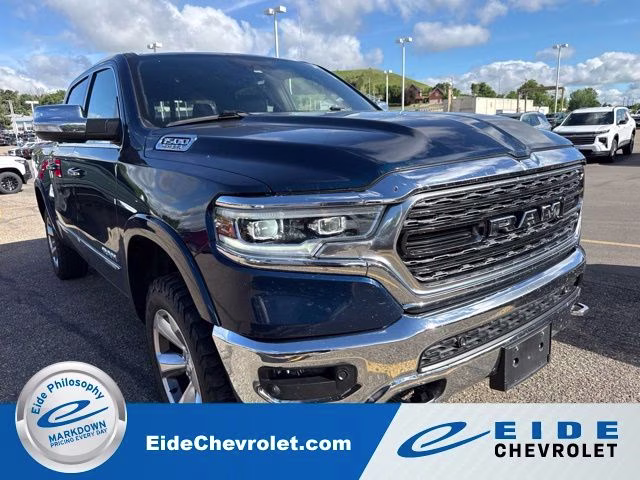 2020 Patriot Blue Pearlcoat Ram 1500 Limited 4X4 Truck