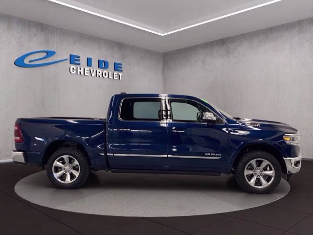 2020 Patriot Blue Pearlcoat Ram 1500 Limited 4X4 Truck