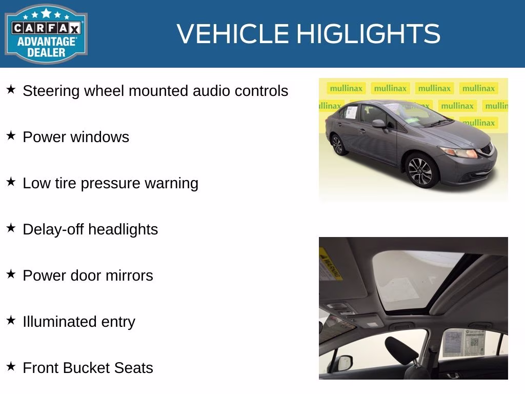 2013 Urban Titanium Metallic Honda Civic EX FWD Sedan