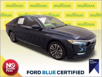 2018 Obsidian Blue Pearl Honda Accord Hybrid EX FWD Sedan