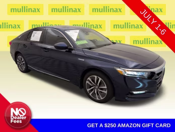 2018 Obsidian Blue Pearl Honda Accord Hybrid EX FWD Sedan