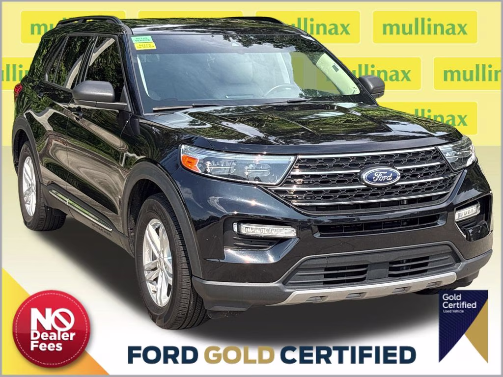 2024 Black Metallic Ford Explorer XLT RWD SUV