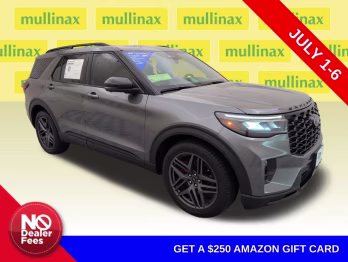 2025 Carbonized Gray Metallic Ford Explorer ST 4X4 SUV