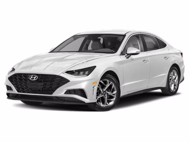 2023 Serenity White Hyundai Sonata SEL FWD Sedan