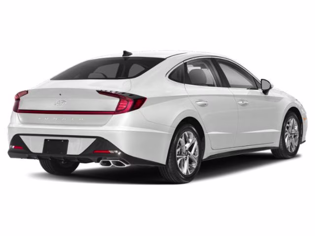 2023 Serenity White Hyundai Sonata SEL FWD Sedan