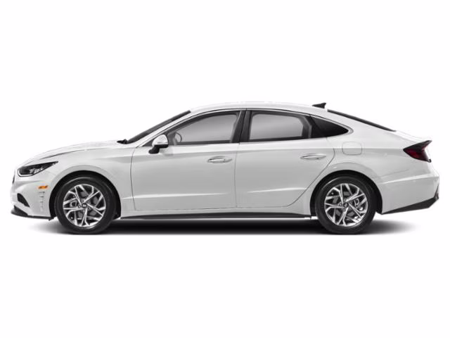 2023 Serenity White Hyundai Sonata SEL FWD Sedan